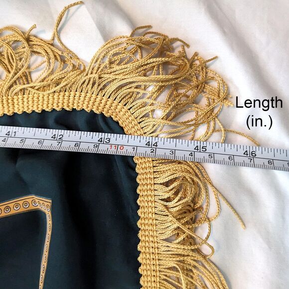 Vintage Polo Ralph Lauren Crest Tablecloth Scarf Tapestry Rare 80s Big Pony 45" - Picture 8 of 10